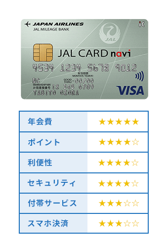 JALカード(navi)の評価